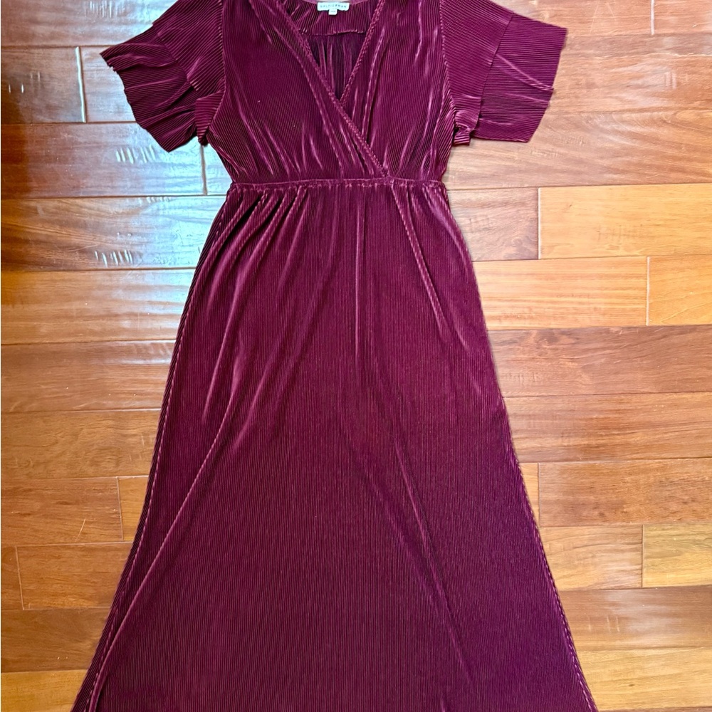Baltic Born Deep Burgundy Maxi Dress